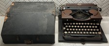 Vintage Royal Portable Typewriter Model P Wood Grain 1929-1931 W/ Original Case picture