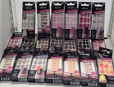 Lot Of 20 Random Assorted Kiss Nail Dress Stickers. Damage Pks picture