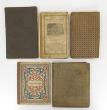 5 Children's Books 1830s - 1850s Orphan Boy's / Guide / Arithmetic / Geography picture