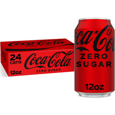 Coca-Cola Zero Sugar Soda Pop Zero Sugar, 12 fl oz, Pack of 24 picture