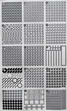 New Letterpress Type - 18-point Borders. 64 Identical Pieces In Each Font picture