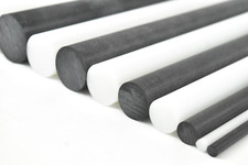 BuyPlastic Black Delrin / Acetal Copolymer Rod 2 1/2