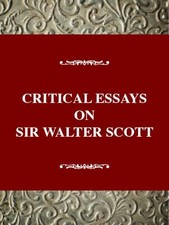 Critical Essays on Sir Walter Scott by Harry E. Shaw - Hardcover - GOOD picture