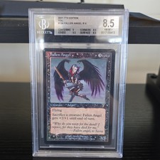 MTG Fallen Angel 7th Edition FOIL Rare BGS 8.5 English picture