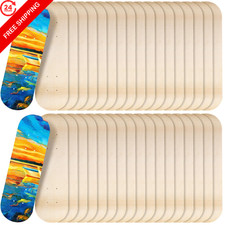 Meooeck 12/24/36 Pack Blank Skateboard Decks Bulk, about 17 x 5