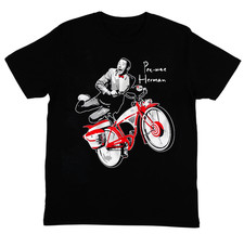 Vtg Funny Paul Pee-Wee Herman Cotton Black All Size Unisex Shirt BB74 picture