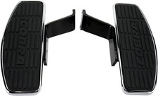 Cobra Boulevard Front Floorboard Kit Steel Rubber Chrome picture