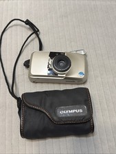 Olympus Infinity Stylus Zoom 70 Quartzdate 35-70mm Film Camera Works READ picture