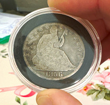 1856-O New Orleans Seated Liberty Half Dollar 50C Business Strike Silver picture