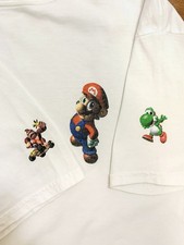 1996 Super Mario / Mario Kart 64 Nintendo N64 Promo T Shirt 90s VTG picture