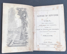 Rare 1848 New York  Guidebook -
