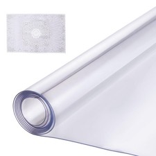 Clear PVC Table Protector Scratch Resistant Heavy Duty Desk Table Cover picture