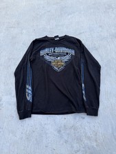 115 Vintage Harley Davidson Long Sleeves S-Small picture