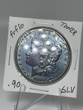 Morgan Silver Dollar 1885 Philadelphia Mint Toner #24 Beautiful Blue picture