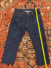 Sugar Cane Selvedge Denim Jeans Straight Regular Fit Button Fly 38 waist picture