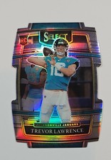 Trevor Lawrence 2021 Panini Select  Concourse  #43 Silver Prizm Die-Cut (RC) picture