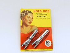 Vintage Hold Bob Self Fastening Curlers NEW in Package 40s Hair Retro Styling lg picture
