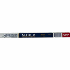 Lucas-Milhaupt SIL-FOS 15 15% Silver, 28 Brazing Rods, 1 Lb. picture