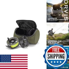 Orvis Clearwater Reel & Spools III 3-Pack Fly Fishing - Dark Pine picture
