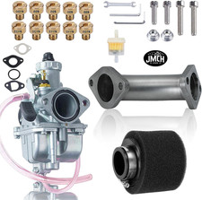 Black VM22 Carburetor Performance Intake Pipe Kit for Predator 212cc Engine picture