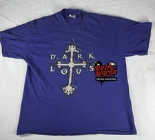 Dark Lotus Black Rain Glitter Purple T-Shirt XL 2004 Insane Clown Posse Twiztid  picture