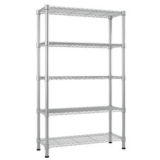 5 Tier Wire Shelving Unit Adjustable NSF Heavy Duty Metal Shelf Storage Rack picture