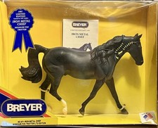 Breyer #971 Iron Metal Chief Missouri Fox Trotter 1997 Limited Edition w/ Box picture