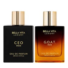 BellaVita Luxury Sigma Male (CEO Man & GOAT Man) Perfume Cologne for Men 2x100ml picture