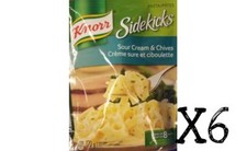 6x Packages (120gx6) KNORR SIDEKICKS Quick & Easy - Sour Cream & Chives picture