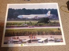 RICHARD PETTY 200TH WIN DAYTONA AIR FORCE ONE LANDING 1984 POSTER picture