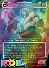 x1 Ajani, Nacatl Pariah // Ajani, Nacatl Avenger MH3 MTG 442 FOIL BORDERLESS 1x picture