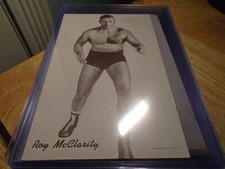 1950s/1960s Exhibit Supply Co. Cards Pro Wrestling Roy McClarity  picture