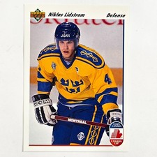 1991-92 Upper Deck - Canada Cup Nicklas Lidstrom #26 (RC) picture