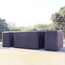 Black Inflatable Maze Halloween Haunted House Inflatable Labyrinth Maze Carnival picture