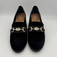 GIANI BERNINI PORSCHAA LOAFER DRESS PUMPS BLACK SIZE 8M WITH ORIGINAL BOX picture