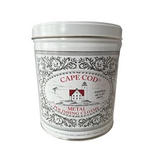 Cape Cod Polish Co. Metal polishing cloths economy tin picture