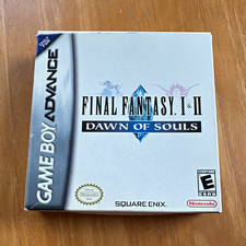 Square Enix Final Fantasy I & II: Dawn of Souls w/ Manual GBA E NTSC-U/C +Box picture