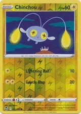 PO-05 Reverse Holo Chinchou 051/195 Common  Silver Tempest picture