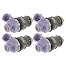 23250-76010 OEM Denso Fuel Injectors Set of 4 Toyota Previa 2.4L NEW picture