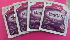 20 Travel Single Dose Packets MiraLAX Unflavored Mix-In Pax Laxative Exp 05/2027 picture