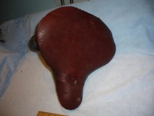 antique motorcycle ORIGINAL seat indian  harley   whizzer Bike picture