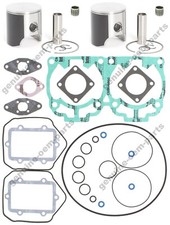 Ski-Doo MXZ 600 HO Top End Rebuild Kit Pistons Gaskets Bearings 72mm 2003-2008 picture