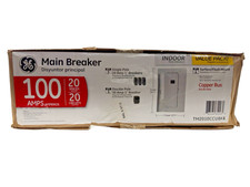GE 100 Amp 20-Space 20-Circuit Main Breaker Indoor Contractor Kit TM2010CCUBK1 picture