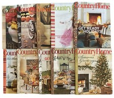 Vintage Country Home Magazine Lot of 10 Better Homes And  Garden Fall Christmas picture