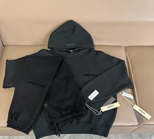 Fear of God Essentials Set, 2 Pieces Hoodie & Sweatpants, Black, Sizes XS-L picture