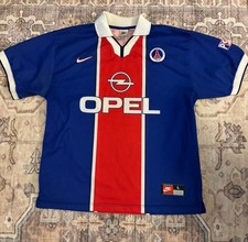 Vintage 1997-98 PSG Nike Opel Jersey Paris Saint-Germain Size L picture