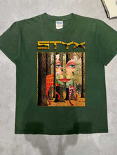 Styx The Grand Illusion Tour 2025 Classic Rock Concert Graphic T-Shirt picture