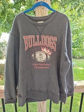 Georgia Bulldogs 1980 National Champions Tailgate Sweatshirt XLarge Rare Vintage picture