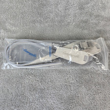 Campagnolo Leather Toe Straps Vintage NOS White/Light Grey Made In Italy picture