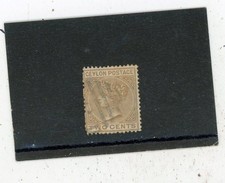 Ceylon 1872 Scott# 63 Canceled picture